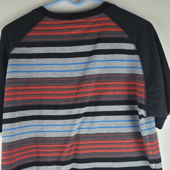 Street Rules Boy Shirt Large Size Red Black Blue - Picture 2 of 7